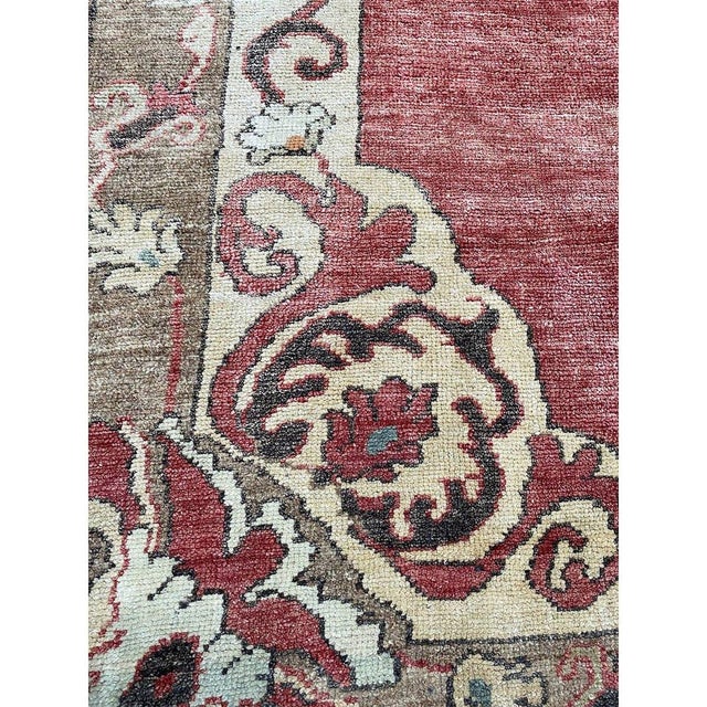 Red 1970s Old Turkish Anatolian Area Rug 7x11 For Sale - Image 8 of 10