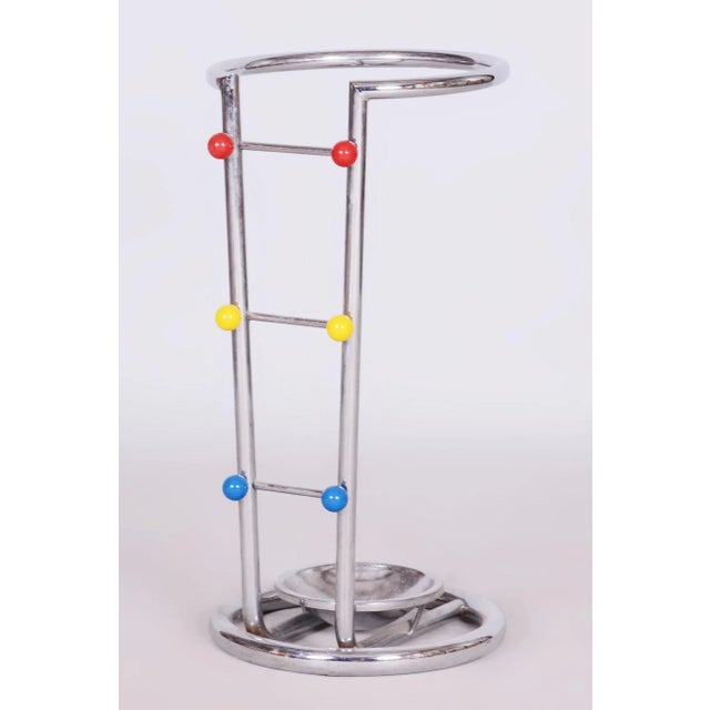 Bauhaus Umbrella Stand in Chrome-Plated Steel, Germany, 1950s For Sale - Image 9 of 9