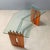 Desk in Glass and Wood For Sale - Image 9 of 11