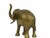 Mid-Century Modern Mid 20th Century Solid Brass Lucky Trunk Up Elephant Figurine For Sale - Image 3 of 6