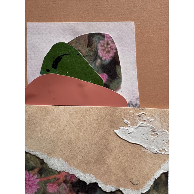 "Into the Sun 4" Original Mixed-Media Collage on Paper by Zac Woodiel For Sale In Little Rock - Image 6 of 10