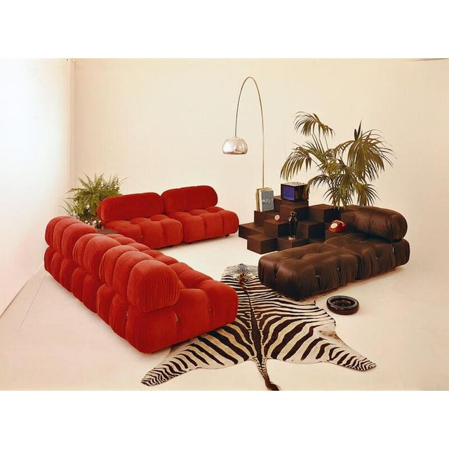 First Edition Camaleonda Lounge Chair in Velvet by Mario Bellini for C&B Italia, 1973 For Sale - Image 11 of 13