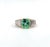 2.25 Ct Gia Certified Colombian Emerald & Diamond Ring Size 4.5 For Sale In Chicago - Image 6 of 6