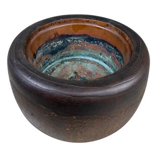Japanese Wooden Hibachi Planter, 1930s For Sale