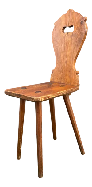 Alpine Chair in Fir, 1850s