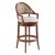 Traditional Modern History Lyon Bar Stool - Walnut For Sale - Image 3 of 3
