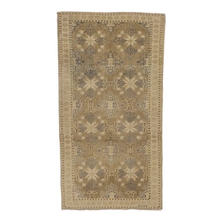 A Vintage Turkish Yastik Rug 1'11 X 3'6 For Sale