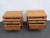 Basic Witz Mid Century Modern Burlwood Nightstands Bedside Tables a Pair 6577 For Sale - Image 9 of 15