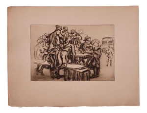 Anselmo Bucci - Military - Original Etching - 1919