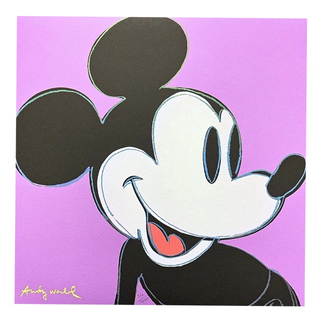 After Andy Warhol, Mickey Mouse Purple, 1980s, Print For Sale