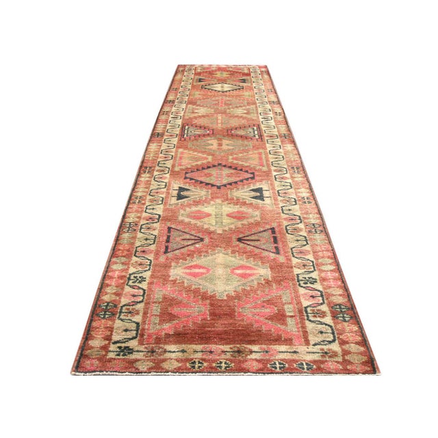 1960s Turkish Oushak Runner For Sale In Los Angeles - Image 6 of 6
