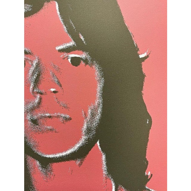 After Andy Warhol, Mick Jagger Red, 1980s, Print For Sale - Image 4 of 6
