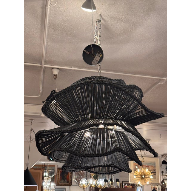 Made Goods Alondra Chandelier, Dark Charcoal For Sale - Image 9 of 12