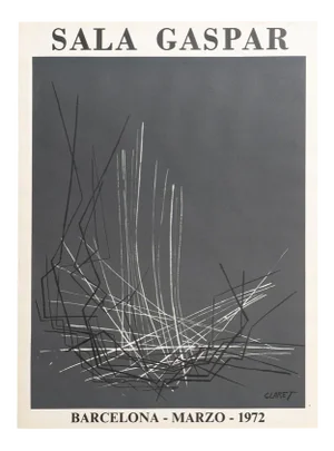 Joan Claret at Sala Gaspar Poster, 1972