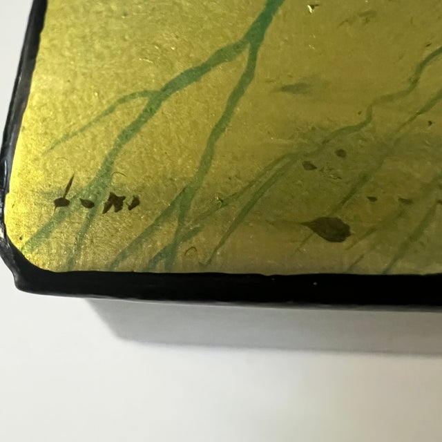 Fedoskino Lacquer Box With Original Box, After Savrasov’s “Грачи Прилетели,” Ussr, C. 1960s–1980s For Sale - Image 16 of 17
