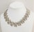 Metal Vintage Signed Monet Rhodium Plated Collar Necklace For Sale - Image 7 of 8