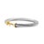 David Yurman David Yurman 925 Silver 5mm 14k Yellow Gold Buckle Classic Cable Bangle Bracelet For Sale - Image 4 of 8