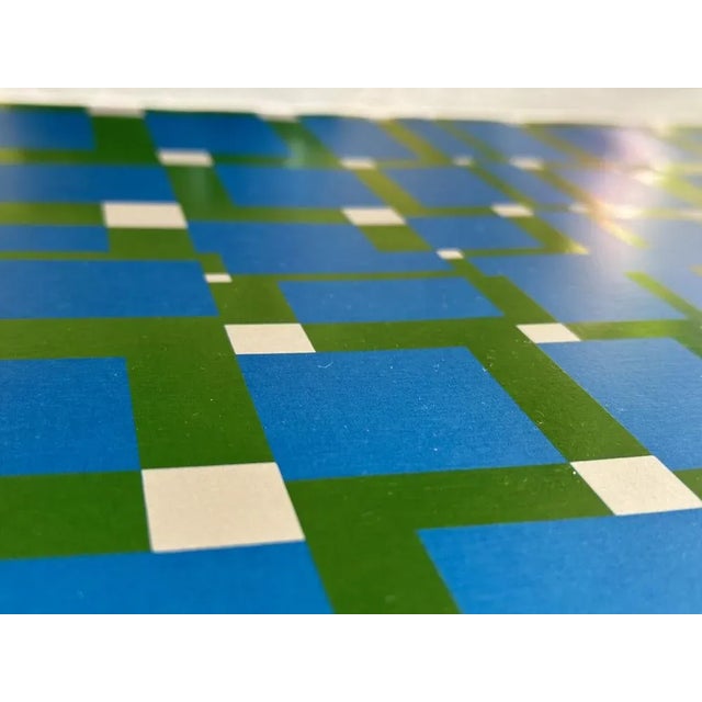 Max Hermann Mahlmann, Composition Trilogy Blue, Silkscreen Print For Sale - Image 6 of 12