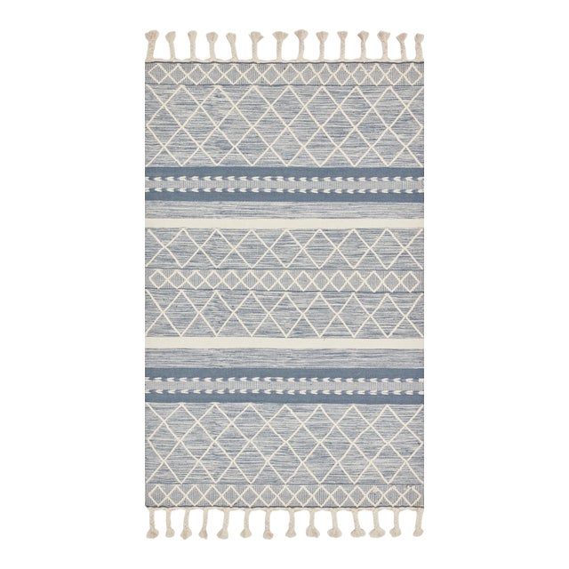 Loloi II Sawyer Rug, Teal - 7'-6" x 9'-6" For Sale