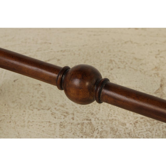 Marble Top Empire Style 1 Drawer Petticoat Console Table For Sale - Image 10 of 13