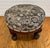 Queen Anne Mid 20th Century Queen Anne Footstool With Mahogany Turned Legs and Floral Upholstery For Sale - Image 3 of 9
