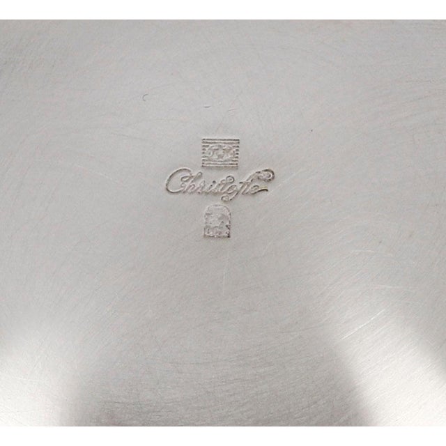 French Silver-Plated Babylone Bowl from Christofle For Sale - Image 15 of 17