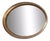 Oval Gilt Wall Mirror For Sale