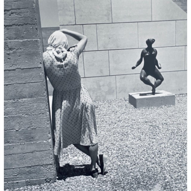 American Susan Hacker, Vintage Silver Gelatin Print Photo Israel Museum Sculpture Jerusalem Photograph, 1983 For Sale - Image 3 of 9