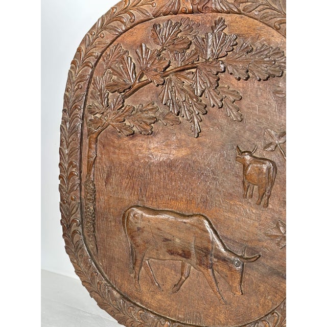 Early 20th Century Folk Art Carved Monoxylous Panels, Set of 3 For Sale - Image 13 of 18