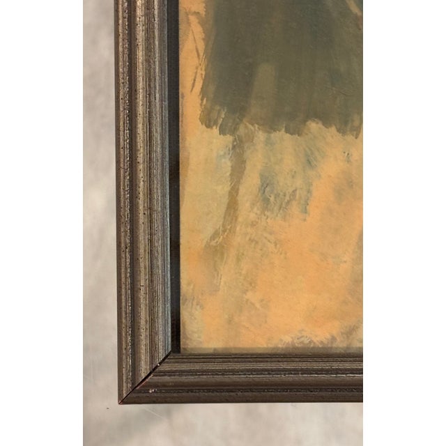 Mid-20th Century Framed French Parisian Female Portrait Painting For Sale - Image 13 of 16