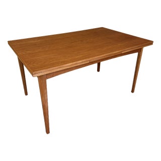 Extendable Oak Dining Table, Denmark, 1960s For Sale
