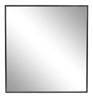 Modern Blackened Oak Square Mirror