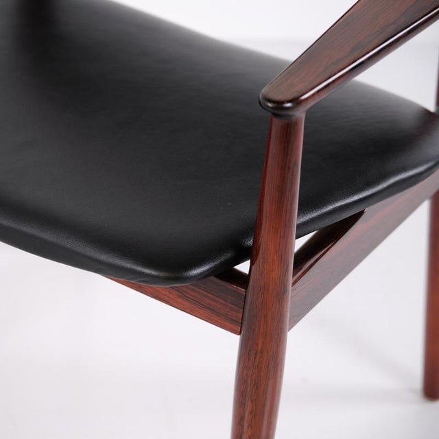 Black Model 62A Chairs by Arne Vodder for Sibast Furniture, 1960s, Set of 2 For Sale - Image 8 of 14