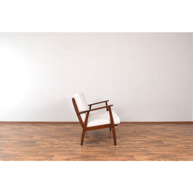 Mid-Century Modern Danish Teak 2-Seater Sofa, 1960s For Sale - Image 4 of 12