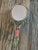 Shabby Chic Antque Cloisonné Jay Strongwater Style Hand Mirror With Partrot For Sale - Image 3 of 7