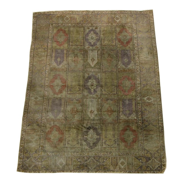 1900s Fine Antique Prayer Turkish Silk Rug - 5'5'' X 3'10'' For Sale