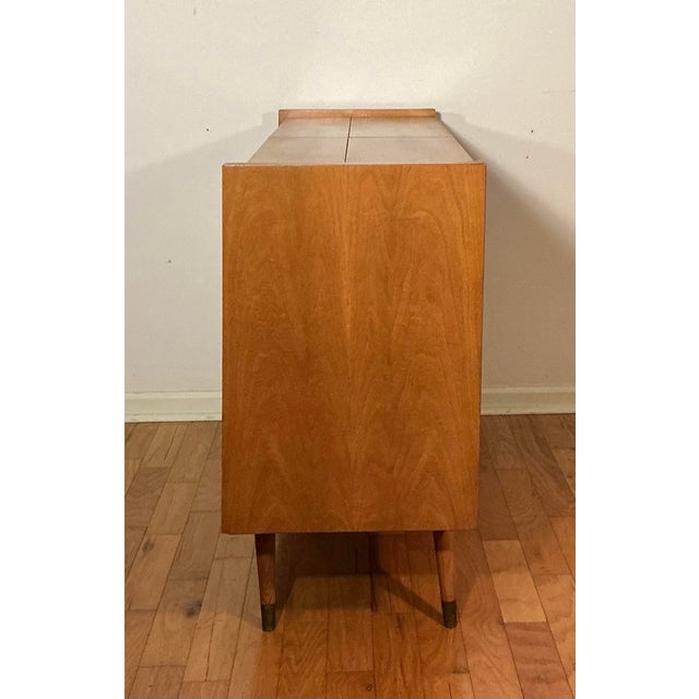 Mid-Century German Grundig Majestic 7080 Wf Stereo Console Radio, Circa 1955-1957 For Sale - Image 4 of 12