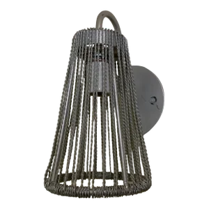 Vintage Late 20th Century Twisted Metal Sconce