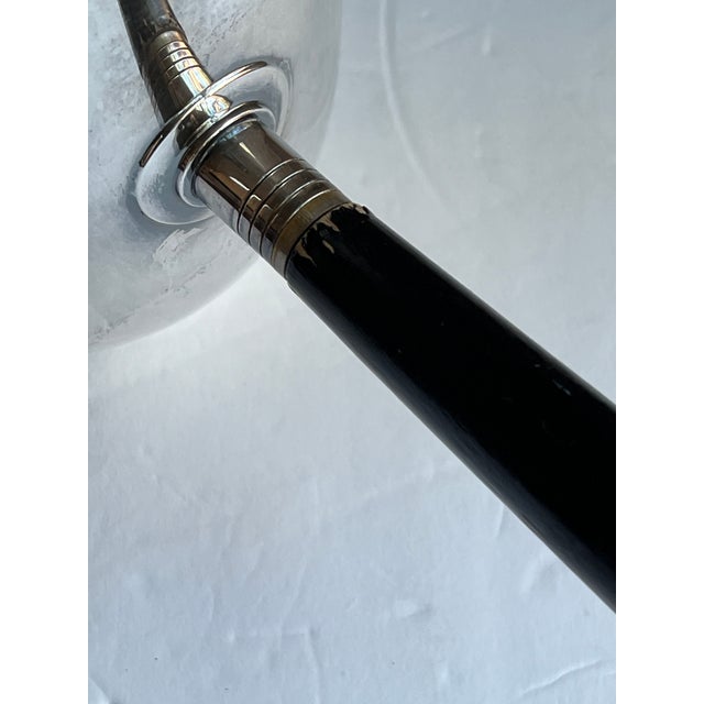 English Silver-Plate Hot Chocolate Pot For Sale - Image 3 of 7