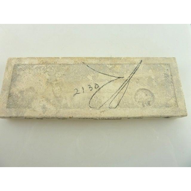 Antique English Tile Featuring Flame And Torch Acanthus Leaf Wreath Motif Architectural Element Chairish
