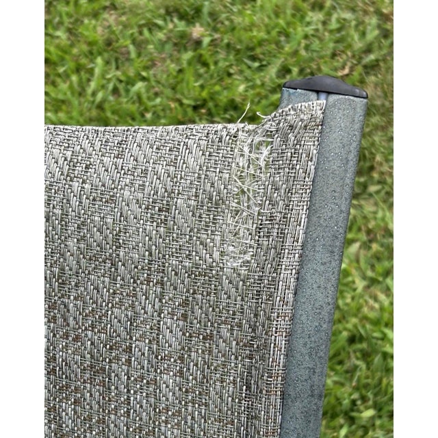 Metal Beautiful Vintage Brown Jordan Patio Set Table and 4 Chairs, Attributed For Sale - Image 7 of 7