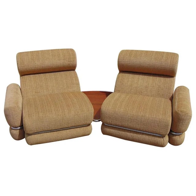 Mid-Century Italian Modular Armchairs, 1960s, Set of 3 For Sale - Image 6 of 6