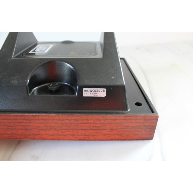 Vintage Seiko Quartz World Time Zone Desk Clock For Sale - Image 12 of 15