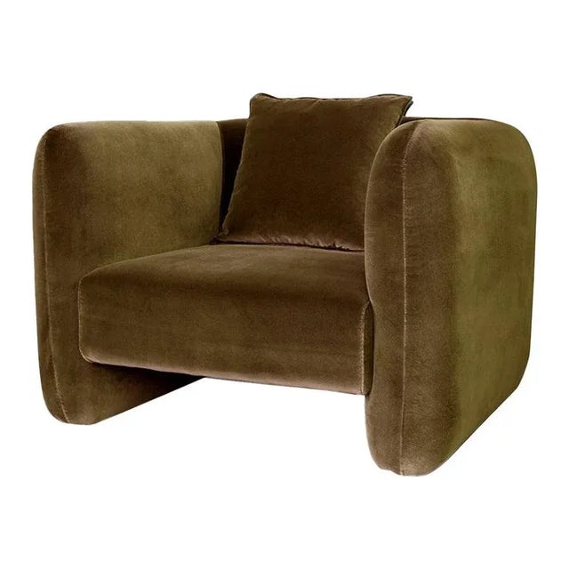 Brown Jacob Armchair by Collector For Sale - Image 8 of 8