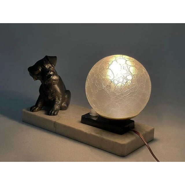 French Art Deco Table Lamp, 1930s For Sale - Image 6 of 12