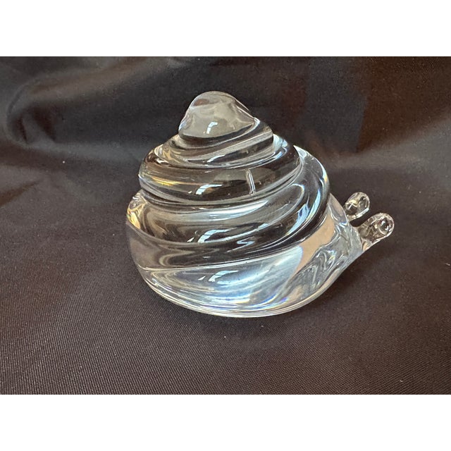 Göran Wärff Kosta Boda Art Glass Snail Sculpture For Sale - Image 12 of 14