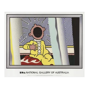 2013 Roy Lichtenstein 'Reflections on the Scream' Pop Art Multicolor,Black & White,Yellow Australia Offset Lithograph