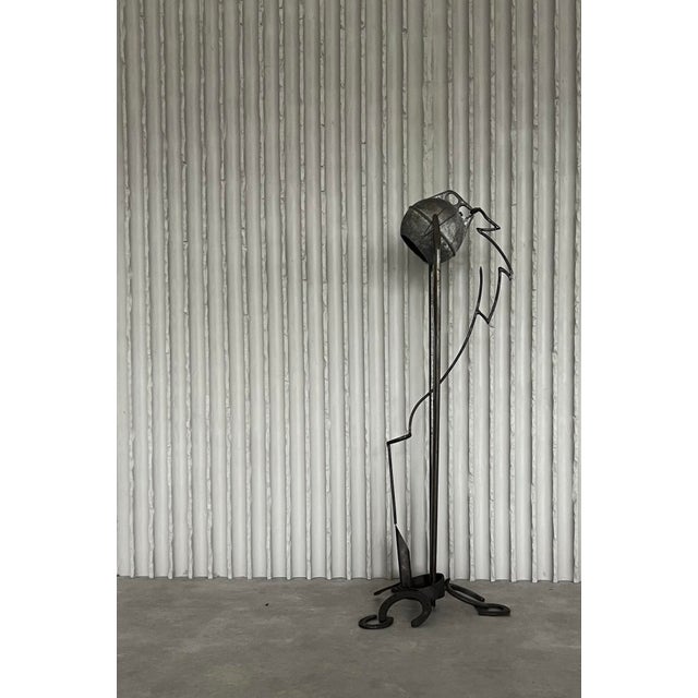 Arte Povera Floor Lamp, France, 1960s For Sale - Image 6 of 12