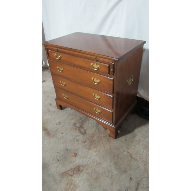 Item: Kittinger Four Drawer Chest Details: Signed Kittinger Great Designer Look/Quality Piece Nice Hardware Beautiful Look...