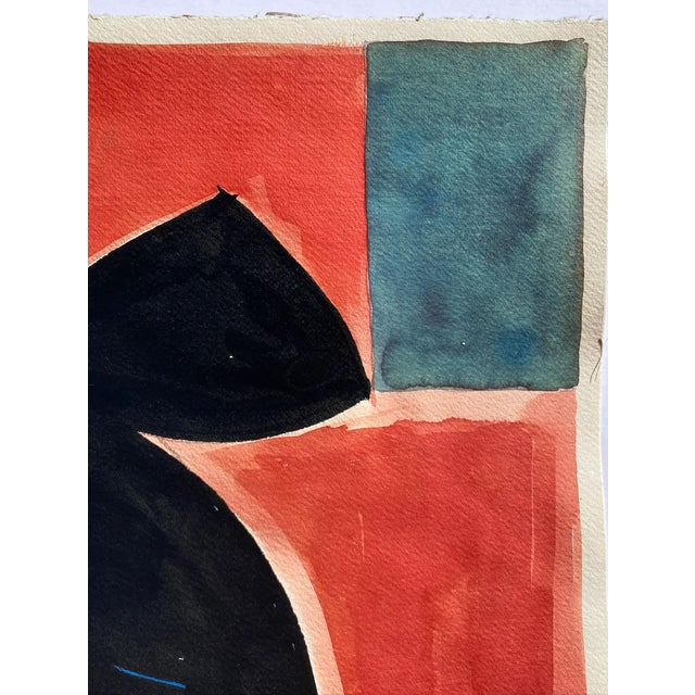 1988 Sidney Guberman Abstract Painting For Sale - Image 4 of 8